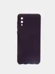 Фиолетовый чехол Samsung Galaxy A02, силиконовый, рифленый