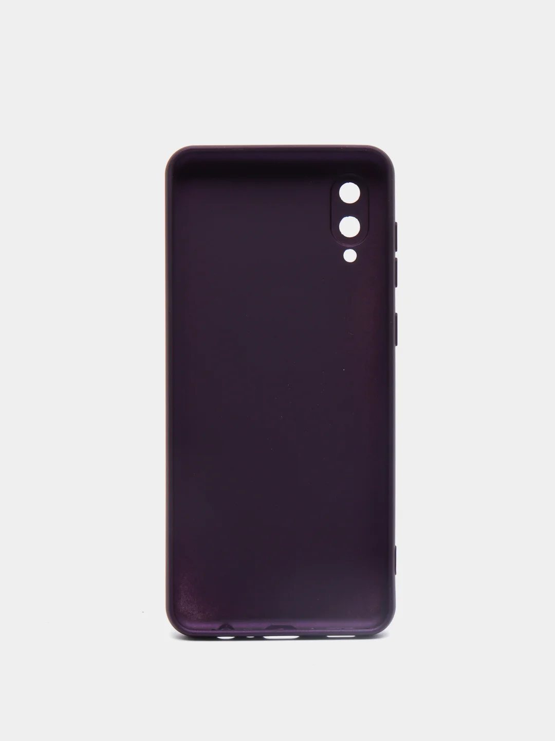 Фиолетовый чехол Samsung Galaxy A02, силиконовый, рифленый
