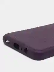 Фиолетовый чехол Samsung Galaxy A02, силиконовый, рифленый