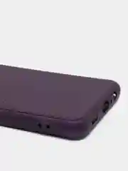 Фиолетовый чехол Samsung Galaxy A02, силиконовый, рифленый