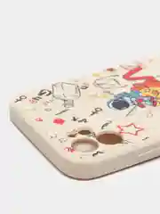 Бежевый чехол "NASA" для iPhone 7/8 Plus/X/XS/XR Max/11 Pro Max/12/13 Pro max/mini