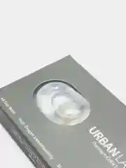 Цветные линзы "Cloud R Gray", серые, для зрения, с диоптриями, с окантовкой