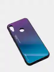 Фиолетовый градиентный чехол из закалённого стекла для Honor Huawei 8A,8X,9X,10I,10LITE,P20,P30,8S,Y5