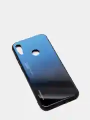 Синий градиентный чехол из закалённого стекла для Honor Huawei 8A,8X,9X,10I,10LITE,P20,P30,8S,Y5