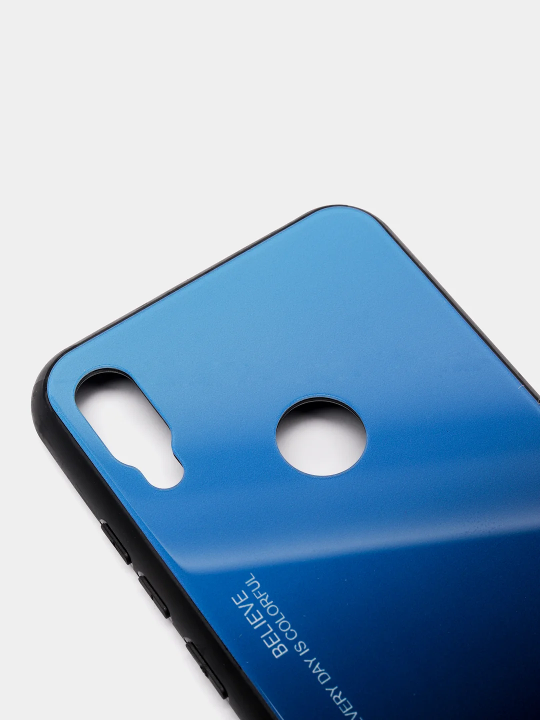 Синий градиентный чехол из закалённого стекла для Honor Huawei 8A,8X,9X,10I,10LITE,P20,P30,8S,Y5
