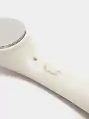 Белый массажер для лица, массаж лица ионами, массаж вибрационный