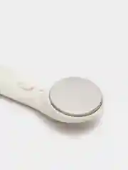 Белый массажер для лица, массаж лица ионами, массаж вибрационный
