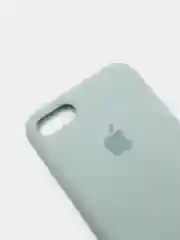 Серый силиконовый чехол для Айфон 6/6s, 7/8, 7+/8+, X/Xs, Xr, 11, 11Pro, 11ProMax