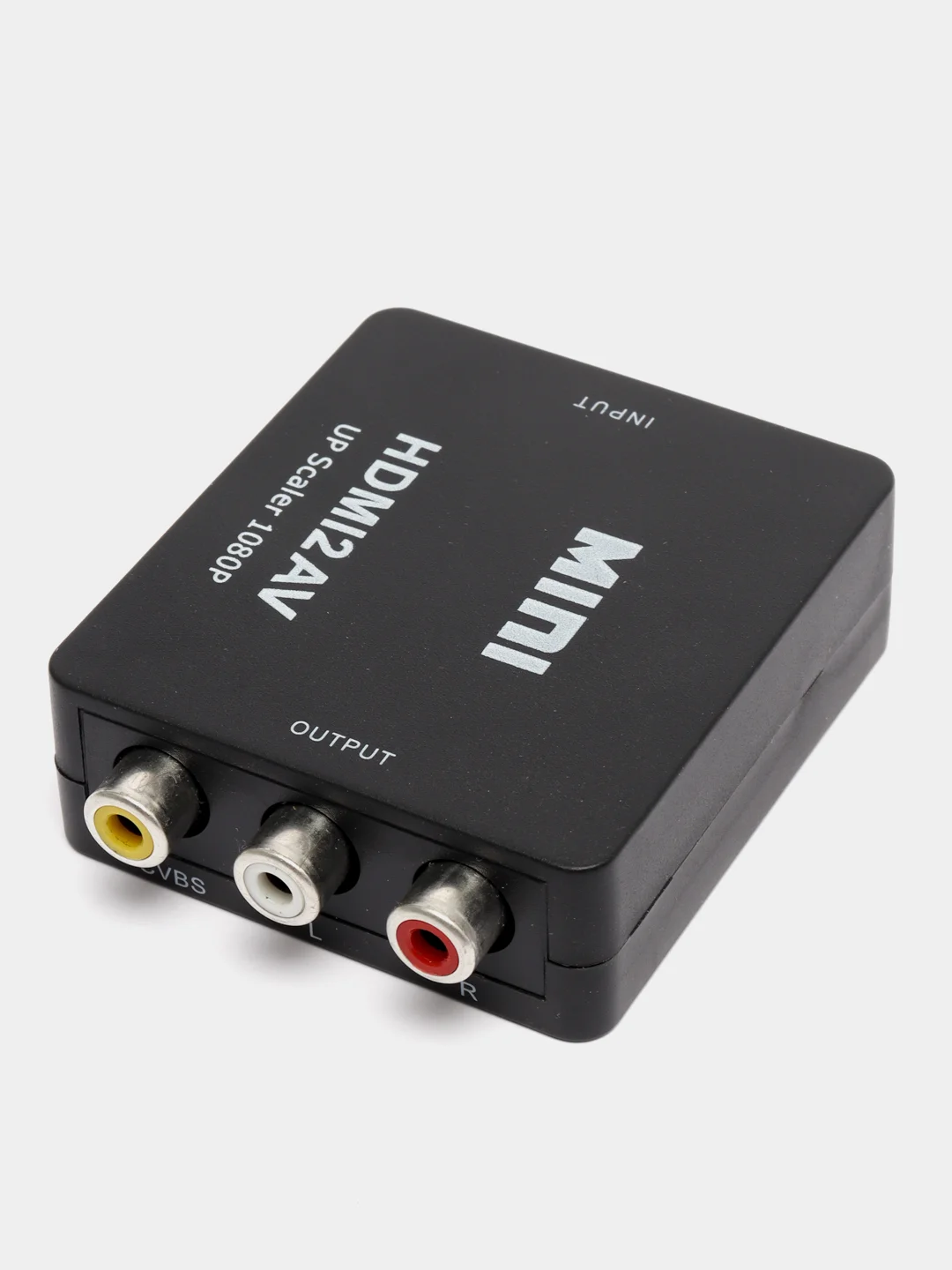 Черный переходник, Конвертер из HDMI в 3RCA (тюльпаны)