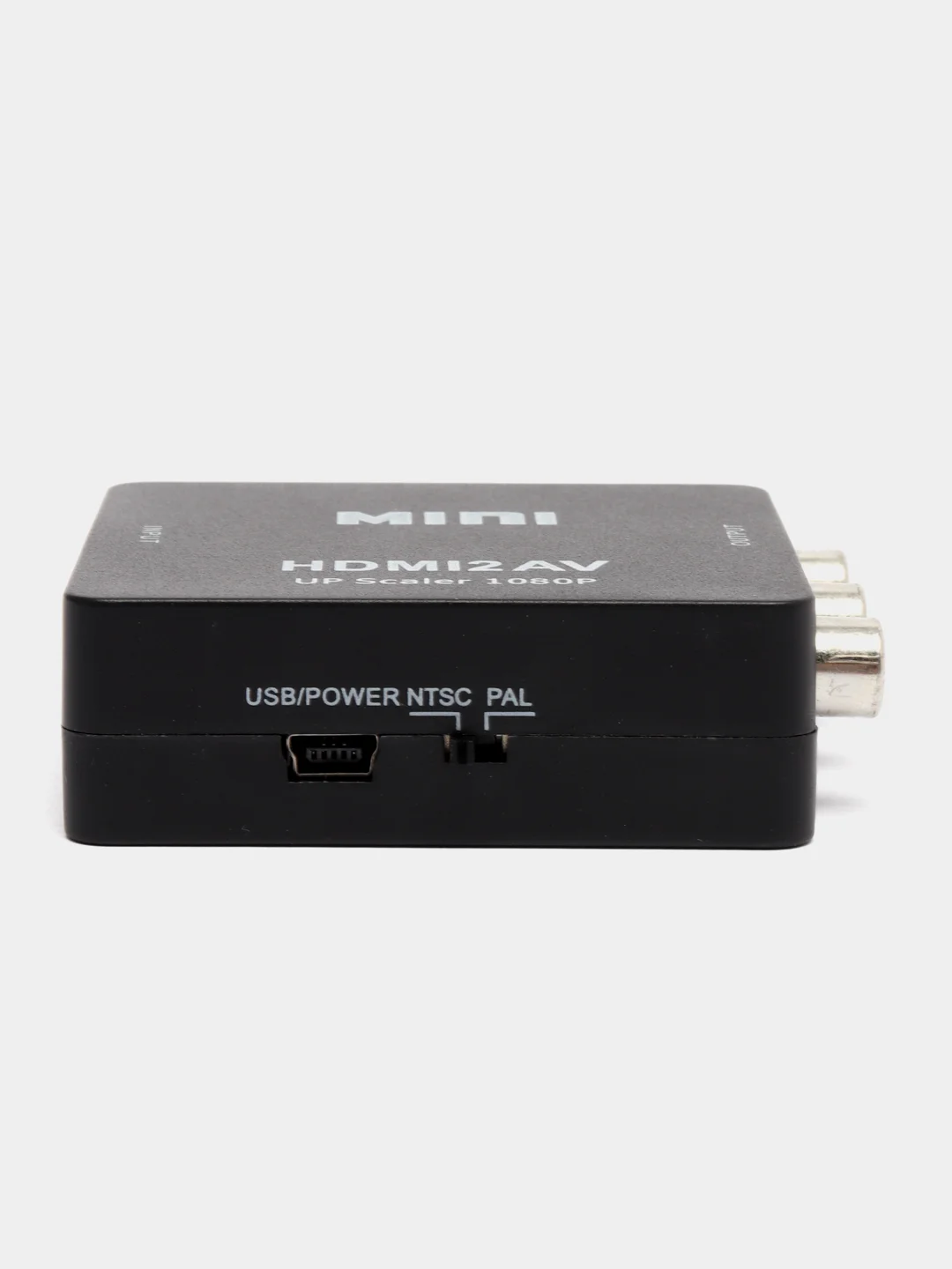 Черный переходник, Конвертер из HDMI в 3RCA (тюльпаны)