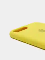 Желтый силиконовый чехол для Айфон 6/6s, 7/8, 7+/8+, X/Xs, Xr, 11, 11Pro, 11ProMax