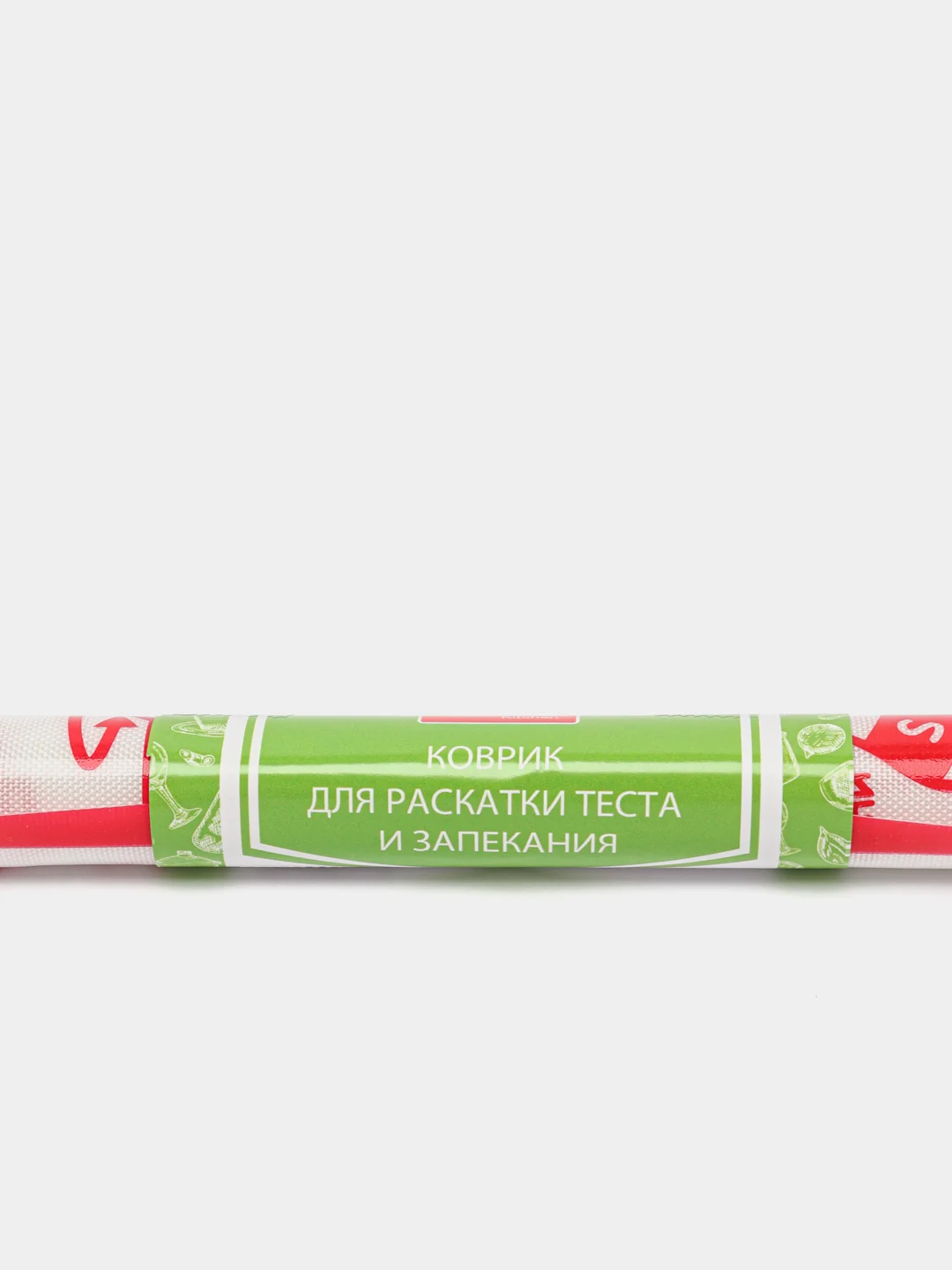 Силиконовый коврик, с разметкой, красный, 60 х 40 см