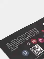 Черный умная визитка Айдот с NFC и QR-кодом