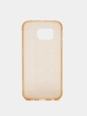 Чехол-накладка "Квадраты" для Samsung S6 (Самсунг), серый