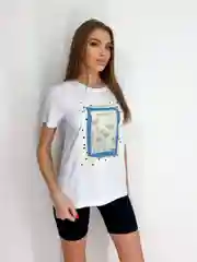 Футболка женская с принтом, one size, LITTLE SECRET