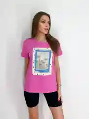 Футболка женская с принтом, one size, LITTLE SECRET