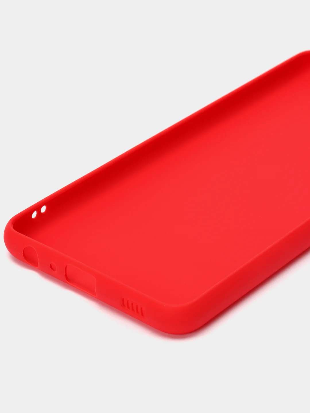 Красный чехол для Samsung A32 4G цветной матовый