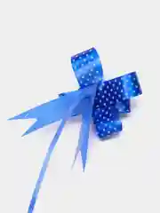 Бант - бабочка, синий, 8 см