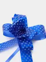 Бант - бабочка, синий, 8 см