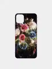 Белый чехол для Apple iPhone 6/6s / 6 Plus/6s Plus / 7/8 / 7 Plus/8 Plus / 11 / 11 PRO / 11 PRO MAX / XS Max / XR / X/XS силиконовый Цветы