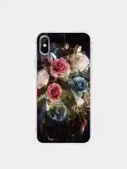 Белый чехол для Apple iPhone 6/6s / 6 Plus/6s Plus / 7/8 / 7 Plus/8 Plus / 11 / 11 PRO / 11 PRO MAX / XS Max / XR / X/XS силиконовый Цветы