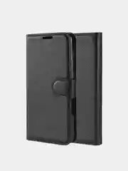 Черный чехол-книжка Xiaomi Redmi 8 с магнитной застежкой и визитницей