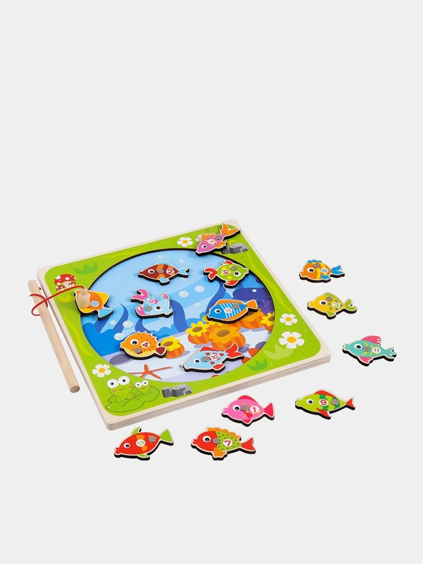 Развивающая игра 2в1 "Шарики + Рыбки" Монтессори