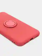 Коралловый чехол силиконовый с кольцом на iPhone 11 Pro mobios