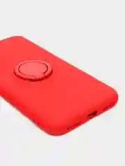 Красный чехол силиконовый с кольцом на iPhone 11 Pro mobios