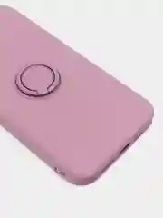 Фуксия чехол силиконовый с кольцом на iPhone 11 Pro mobios