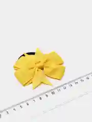 Желтый бантик НА РЕЗИНКЕ ДЛЯ ДЕВОЧКИ
