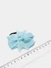 Небесно-голубой бантик НА РЕЗИНКЕ ДЛЯ ДЕВОЧКИ