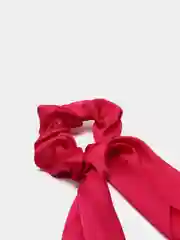 Тёмно-розовый резинка-бант для волос