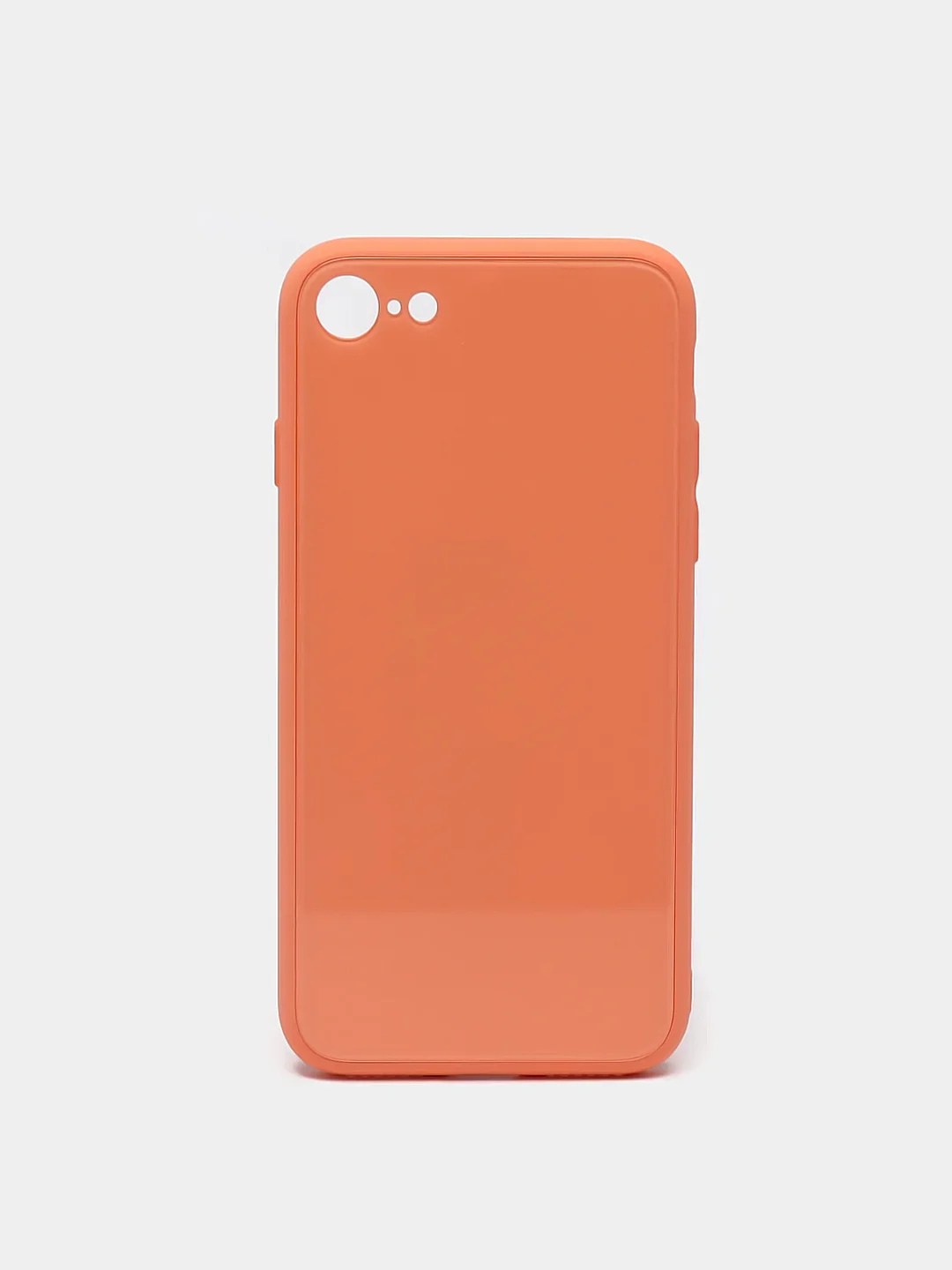 Оранжевый чехол iPhone 11 Pro Max с закаленным стеклом