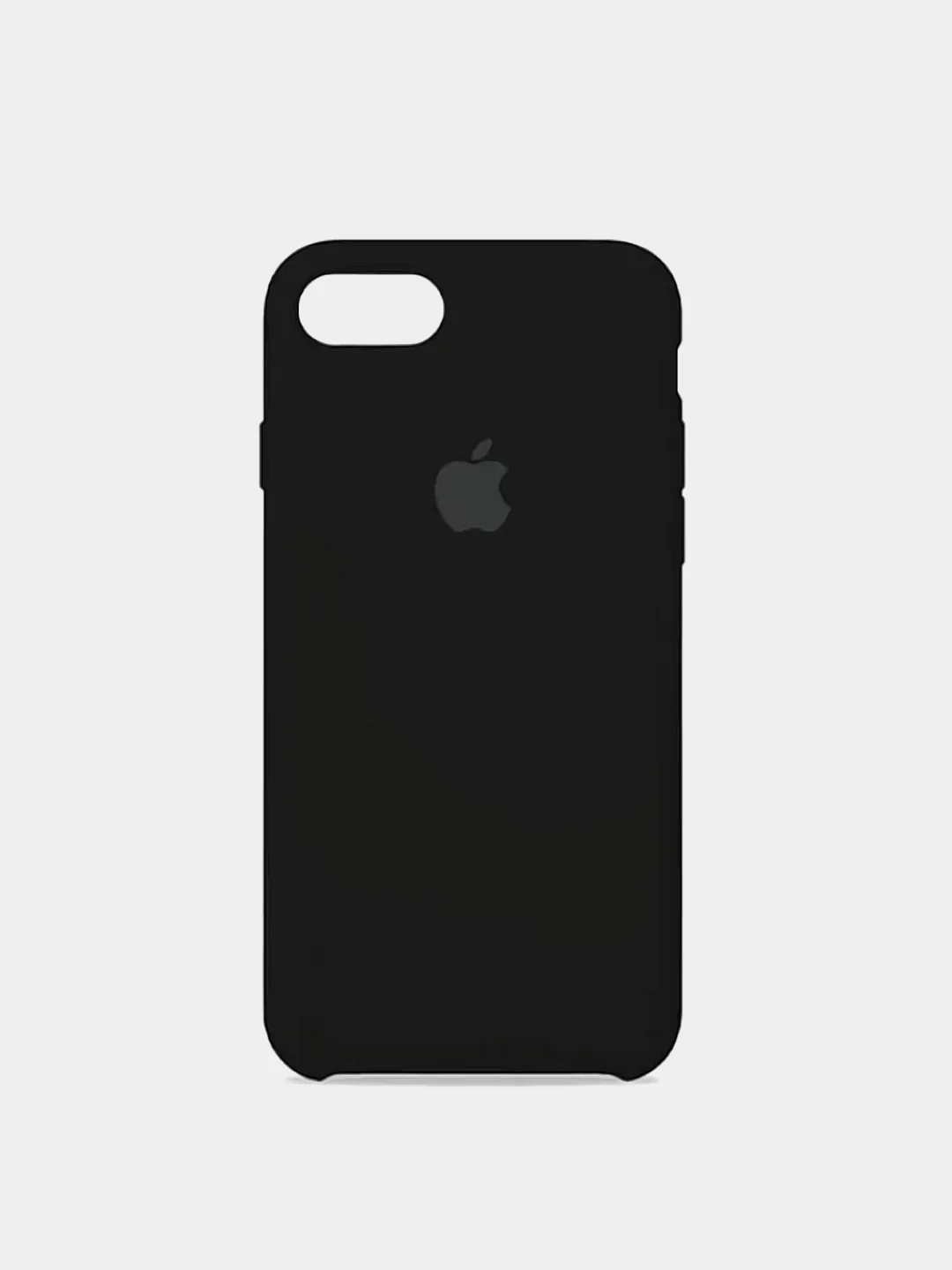 Черный чехол Silicone Case для IPhone 7 / 8