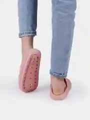 Розовый сланцы женские на высокой подошве, 4 цвета