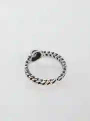 Кольцо с напылением из серебра, 925 пробы