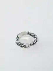 Кольцо с напылением из серебра, 925 пробы