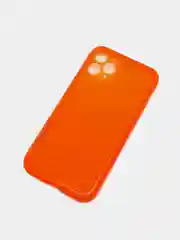Оранжевый неоновый чехол со сменными кнопками для iPhone  6/6s, 6/6s plus,  7/8, 7/8plus, X/Xs, XR, 11, 11 pro