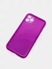 Пурпурный неоновый чехол со сменными кнопками для iPhone  6/6s, 6/6s plus,  7/8, 7/8plus, X/Xs, XR, 11, 11 pro