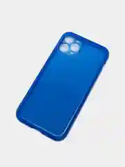 Синий неоновый чехол со сменными кнопками для iPhone  6/6s, 6/6s plus,  7/8, 7/8plus, X/Xs, XR, 11, 11 pro