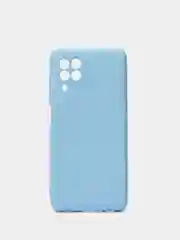 Небесно-голубой чехол для Samsung Galaxy A22 4G / Galaxy M22 / Galaxy M32 Silicone Cover силиконовый