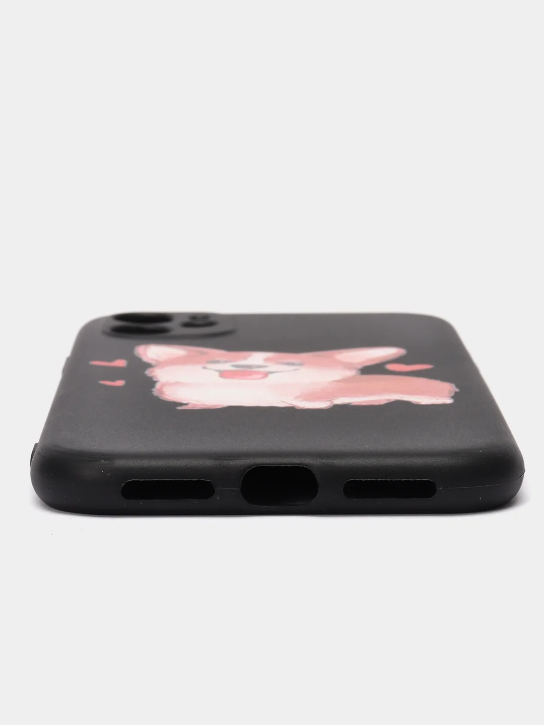 Шоколадный чехол силиконовый для iPhone 11 / 12 Корги SiliconCase