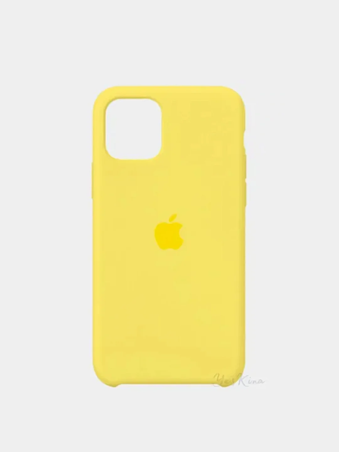 Лимонный силиконовый цветной чехол iPhone  X, XS, XR, 11, XS MAX