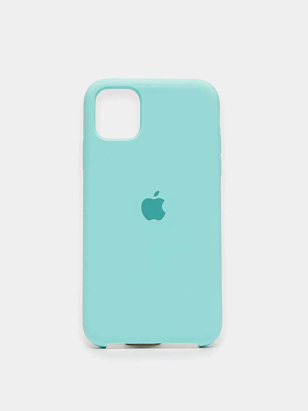 Бирюзовый силиконовый цветной чехол iPhone  X, XS, XR, 11, XS MAX