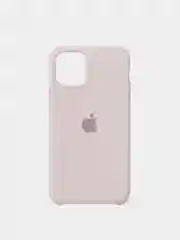 Бежевый меланж силиконовый цветной чехол iPhone  X, XS, XR, 11, XS MAX