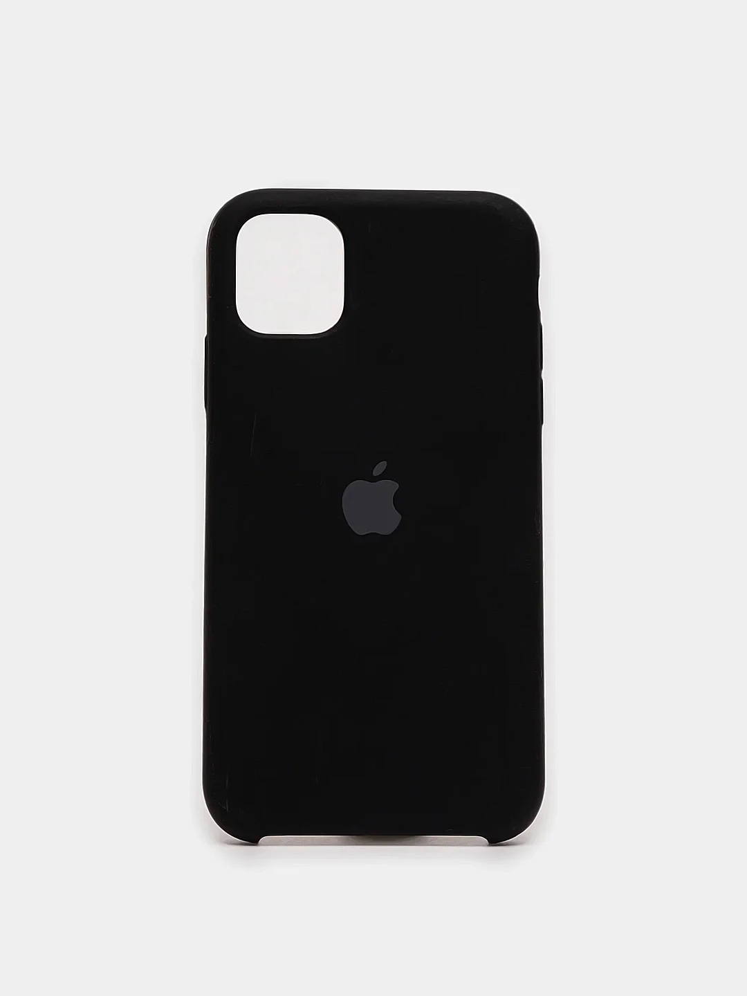 Черный силиконовый цветной чехол iPhone  X, XS, XR, 11, XS MAX