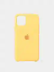 Желтый силиконовый цветной чехол iPhone  X, XS, XR, 11, XS MAX