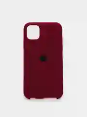 Багровый силиконовый цветной чехол iPhone  X, XS, XR, 11, XS MAX