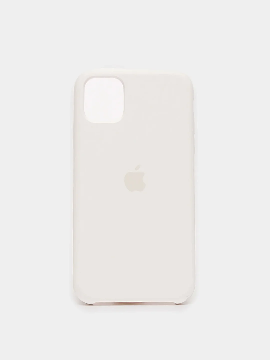 Белый силиконовый цветной чехол iPhone  X, XS, XR, 11, XS MAX